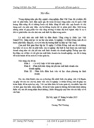 Phân tích điểm hoà vốn và lựa chọn phương án kinh doanh