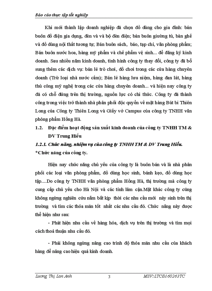 image for page Một số đánh giá về tình hình tổ chức hạch toán kế toán tại TNHH TM & DV Trung Hiếu