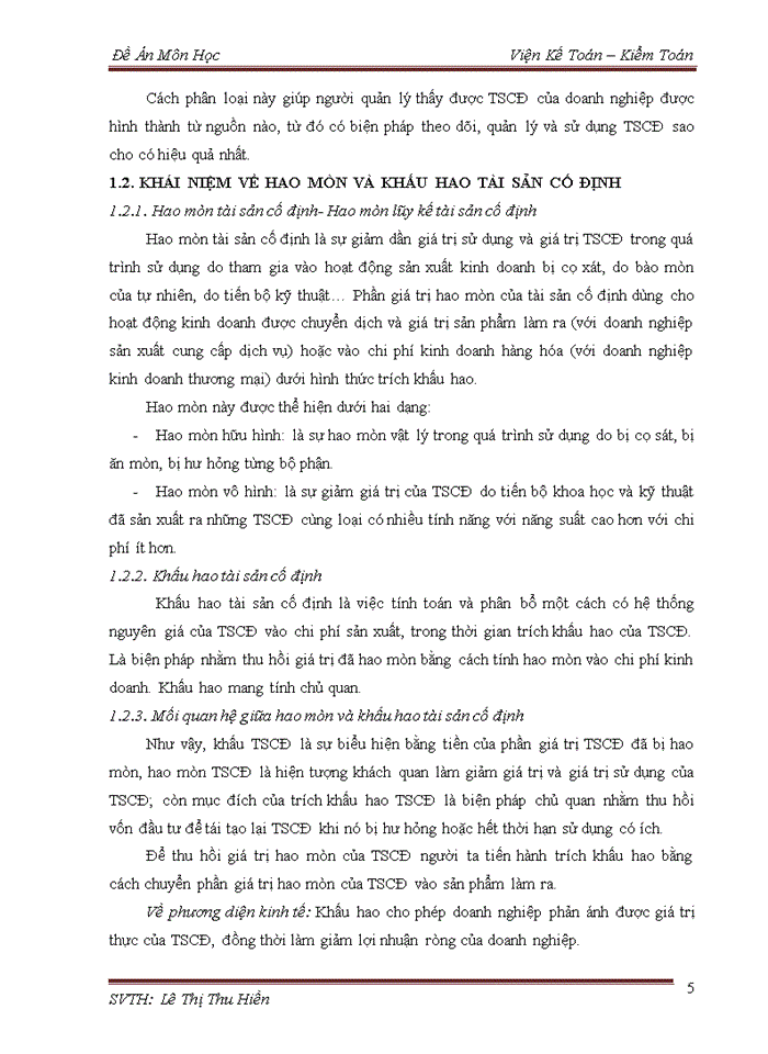 image for page Bàn về phương pháp tính khấu hao và kế toán khấu hao TSCĐ trong doanh nghiệp