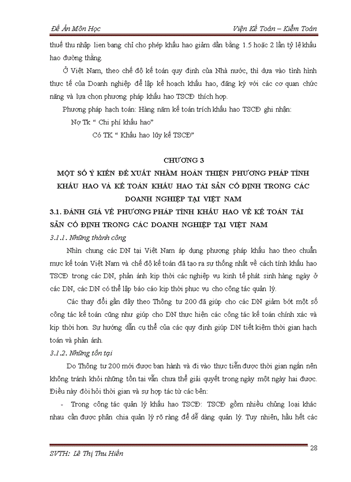 image for page Bàn về phương pháp tính khấu hao và kế toán khấu hao TSCĐ trong doanh nghiệp
