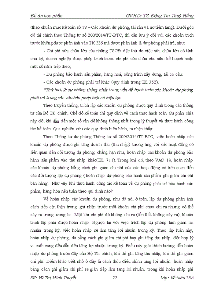 image for page Bàn về kế toán dự phòng phải trả, nợ tiềm tàng trong các doanh nghiệp ở Việt Nam hiện nay