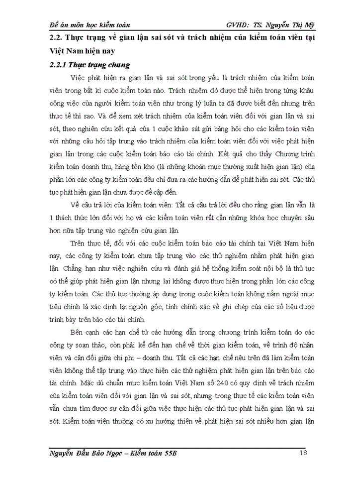 image for page Một số ý kiến nhằm nâng cao trách nhiệm của kiểm toán viên đối với gian lận – sai sót trong kiểm toán tài chính tại việt nam