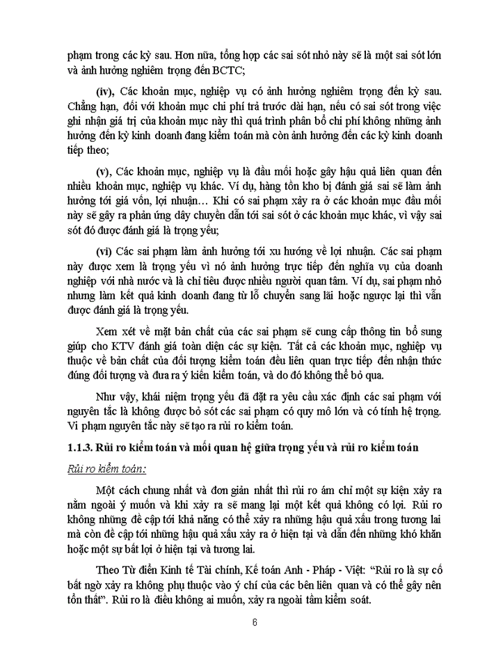 image for page Bàn về đánh giá trọng yếu trong kiểm toán báo cáo tài chính