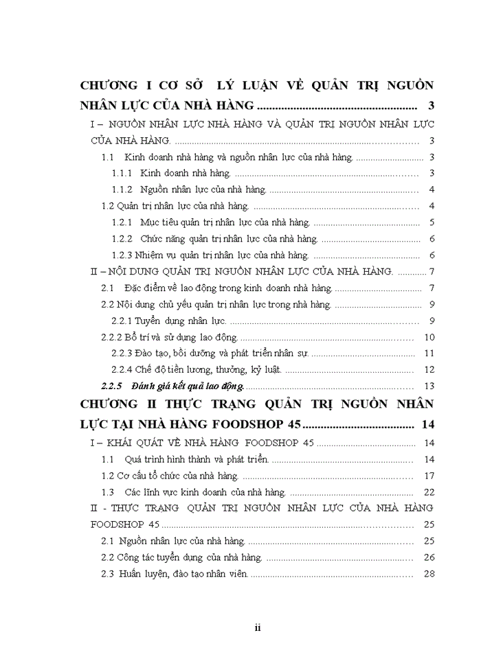 image for page Thực trạng và các nguồn giải pháp quản trị nguồn nhân lực tại nhà hàng foodshop 45