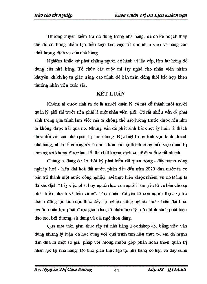 image for page Thực trạng và các nguồn giải pháp quản trị nguồn nhân lực tại nhà hàng foodshop 45