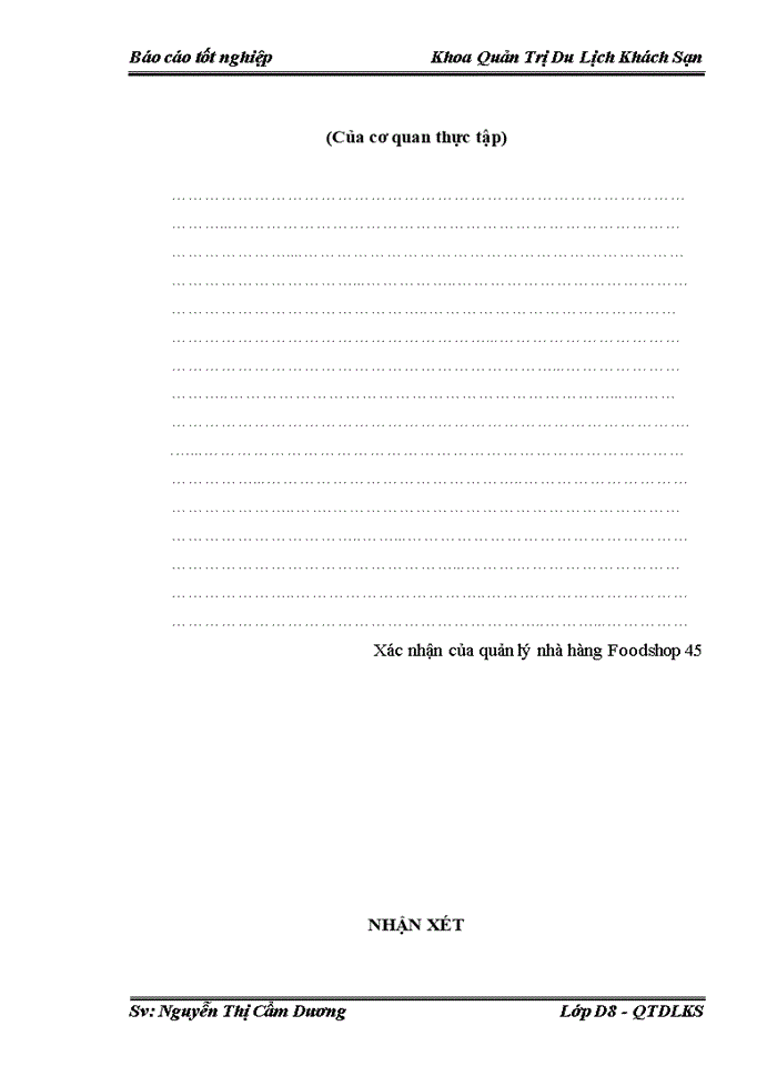 image for page Thực trạng và các nguồn giải pháp quản trị nguồn nhân lực tại nhà hàng foodshop 45