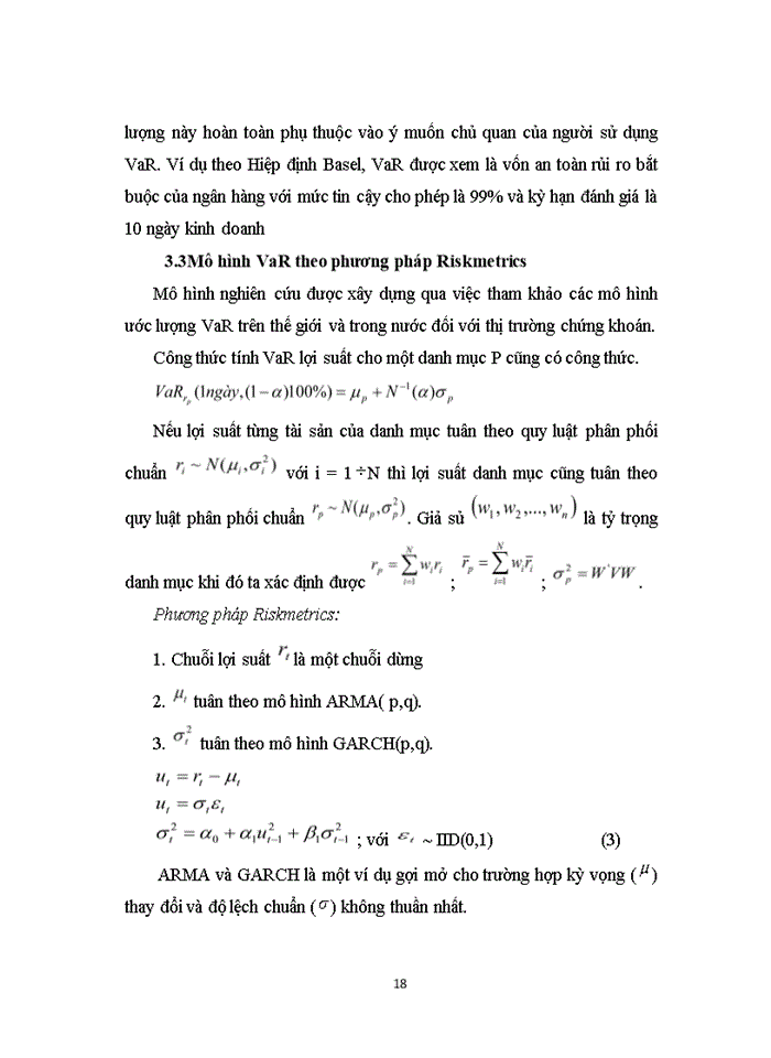 image for page Sử dụng mô hình ARCH-GARCH phân tích rủi ro cổ phiếu Ngân hàng TMCP Công Thương  Việt Nam
