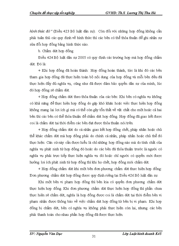 image for page Thực hiện pháp luật về hợp đồng mua bán hàng hóa tại  doanh nghiệp tư nhân Tràng An