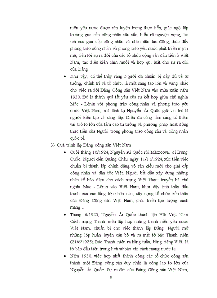 image for page Vai trò của Nguyễn Ái Quốc trong việc sáng lập đảng Cộng sản Việt Nam (quá trình)