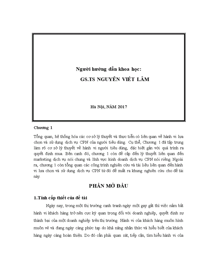 image for page Nghiên cứu hành vi lựa chọn và sử dụng dịch vụ chuyển phát nhanh của khách hàng trên địa bàn Hà Nội và đề xuất một số giải pháp marketing cho công ty GNN express