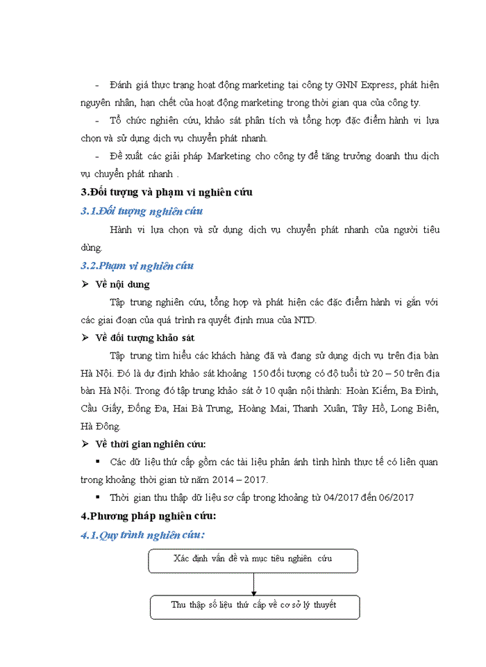 image for page Nghiên cứu hành vi lựa chọn và sử dụng dịch vụ chuyển phát nhanh của khách hàng trên địa bàn Hà Nội và đề xuất một số giải pháp marketing cho công ty GNN express