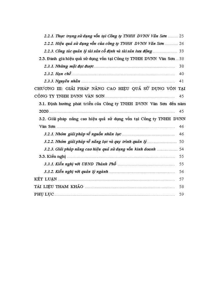 image for page Nâng cao hiệu quả sử dụng vốn tại Công ty trách nhiệm hữu hạn dịch vụ nông nghiệp Văn Sơn