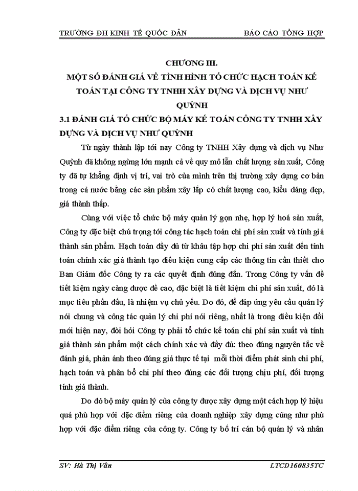 image for page Kế Toán tập hợp chi phí sản xuất và tính giá thành sản phẩm tại Công ty TNHH Xâydựng và Dịch vụ Như Quỳnh