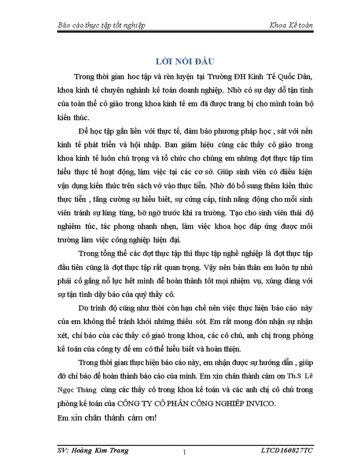 image for page Một số đánh giá về tình hình tổ chức kế toán tại công ty cổ phần công nghiệp invico