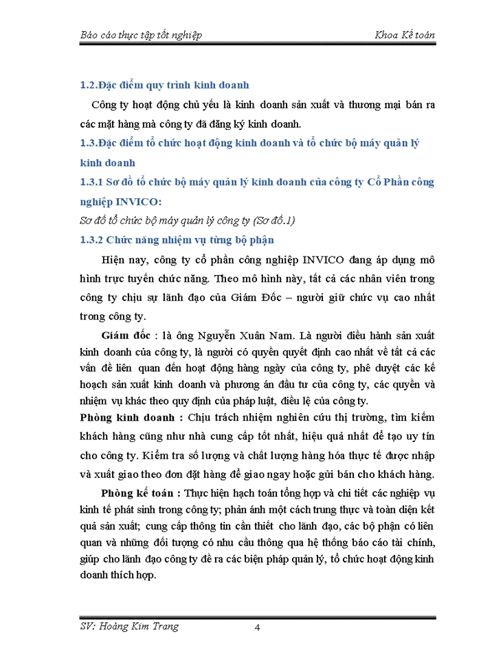 image for page Một số đánh giá về tình hình tổ chức kế toán tại công ty cổ phần công nghiệp invico