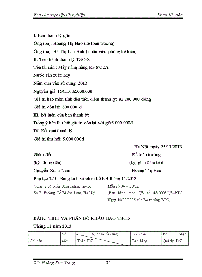 image for page Một số đánh giá về tình hình tổ chức kế toán tại công ty cổ phần công nghiệp invico