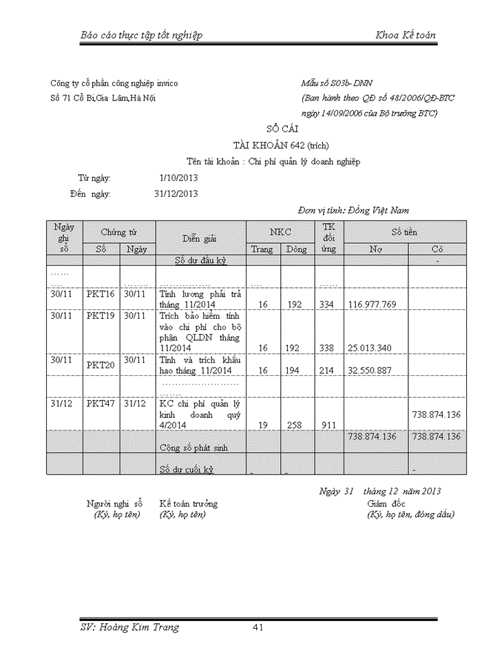 image for page Một số đánh giá về tình hình tổ chức kế toán tại công ty cổ phần công nghiệp invico
