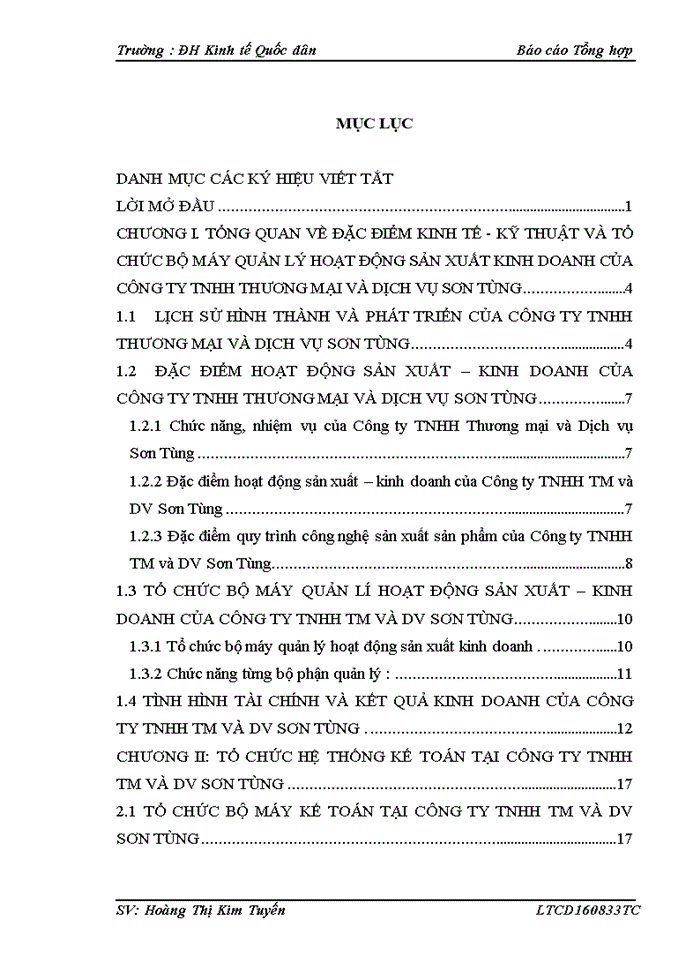 image for page Một số đánh giá về tình hình tổ chức hạch toán kế toán tại công ty tnhh tm và dv Sơn Tùng