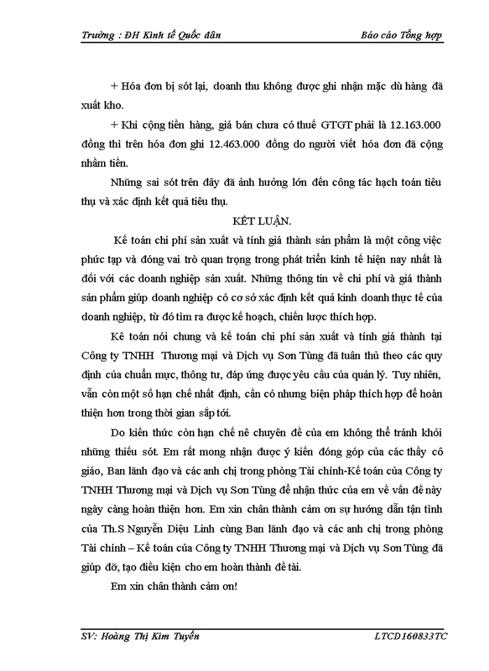 image for page Một số đánh giá về tình hình tổ chức hạch toán kế toán tại công ty tnhh tm và dv Sơn Tùng