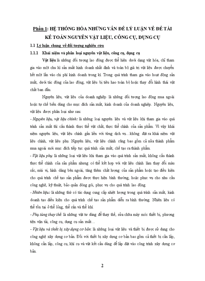 image for page Kế toán nguyên vật liệu, công cụ, dụng cụ trong doanh nghiệp sản xuất
