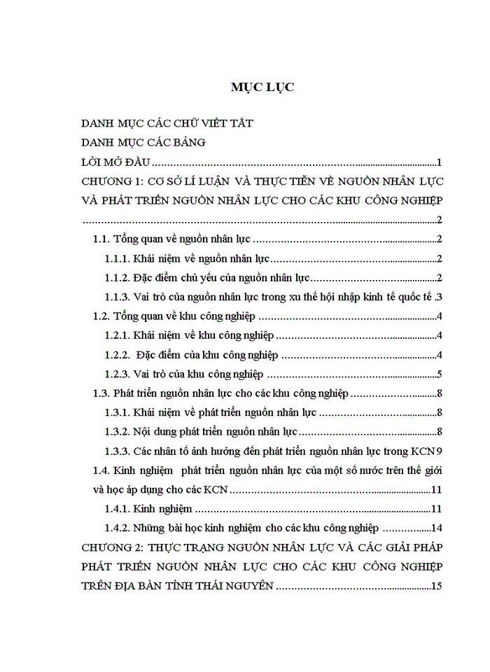 image for page Thực trạng nguồn nhân lực và các giải pháp phát triển nguồn nhân lực cho các khu công nghiệp trên địa bàn Tỉnh Thái Nguyên