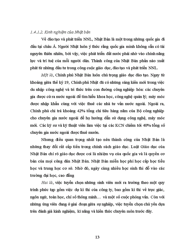 image for page Thực trạng nguồn nhân lực và các giải pháp phát triển nguồn nhân lực cho các khu công nghiệp trên địa bàn Tỉnh Thái Nguyên