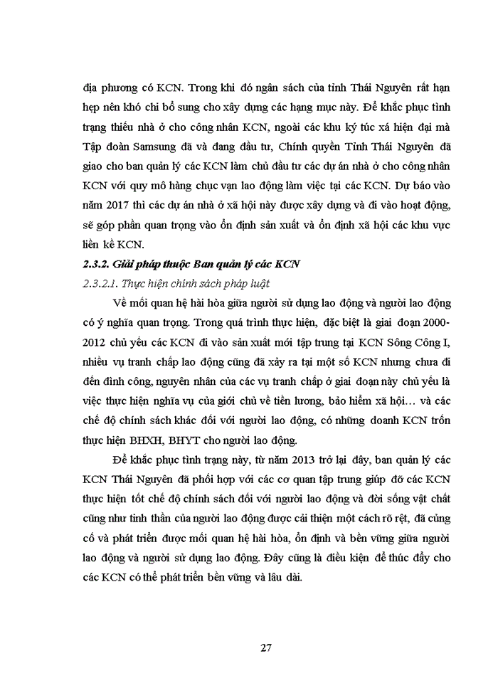 image for page Thực trạng nguồn nhân lực và các giải pháp phát triển nguồn nhân lực cho các khu công nghiệp trên địa bàn Tỉnh Thái Nguyên