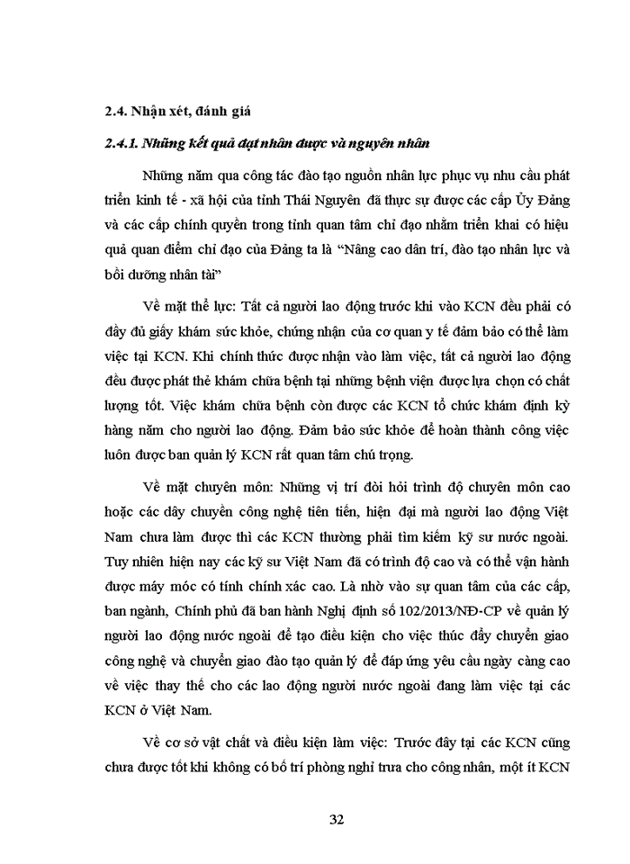 image for page Thực trạng nguồn nhân lực và các giải pháp phát triển nguồn nhân lực cho các khu công nghiệp trên địa bàn Tỉnh Thái Nguyên