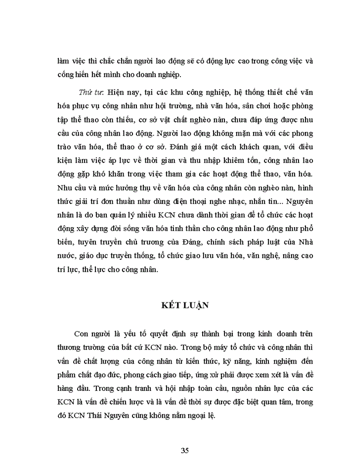 image for page Thực trạng nguồn nhân lực và các giải pháp phát triển nguồn nhân lực cho các khu công nghiệp trên địa bàn Tỉnh Thái Nguyên