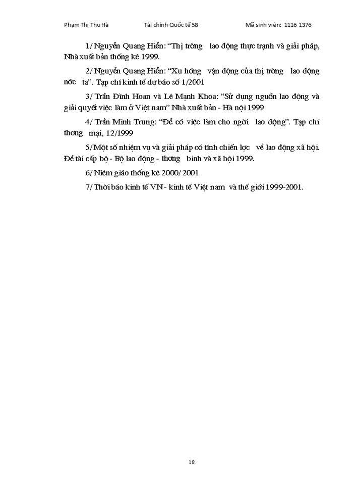 image for page Lý luận của CNML về thất nghiệp và sự vận dụng ở Việt Nam.