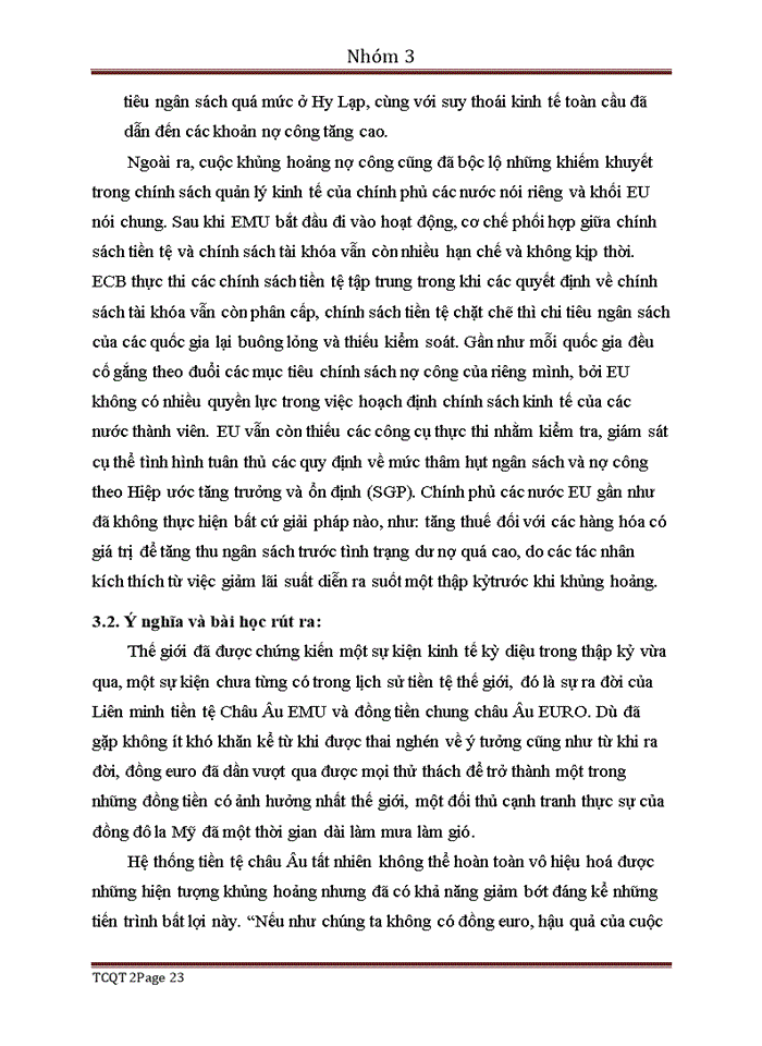 image for page Liên minh tiền tệ Châu Âu: Những ưu thế, tồn tại và ý nghĩa của vấn đề nghiên cứu