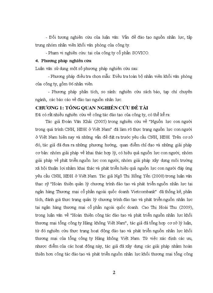 image for page Thực trạng đào tạo nguồn nhân lực của công ty cổ phần sovico (sovico holdings)