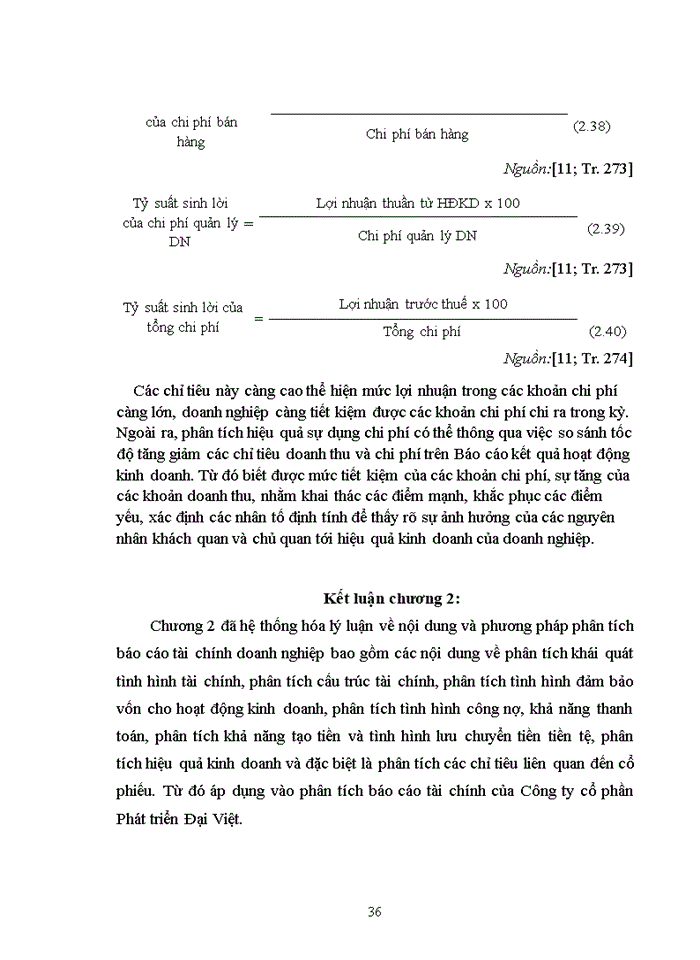 image for page Phân tích báo cáo tài chính của Công ty cổ phần Phát triển Đại Việt