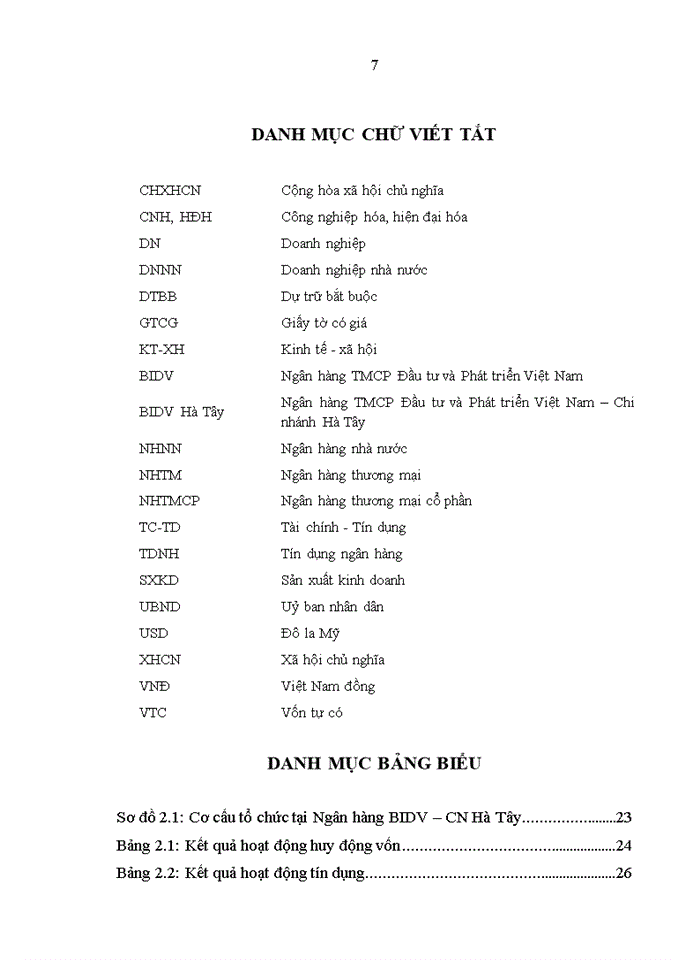 image for page Nâng cao chất lượng tín dụng đối với khách hàng doanh nghiệp tại Ngân hàng TMCP Đầu tư và Phát triển Việt Nam – Chi nhánh Hà Tây
