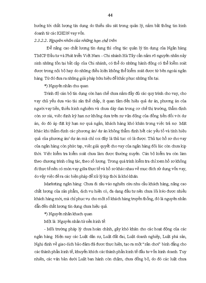 image for page Nâng cao chất lượng tín dụng đối với khách hàng doanh nghiệp tại Ngân hàng TMCP Đầu tư và Phát triển Việt Nam – Chi nhánh Hà Tây