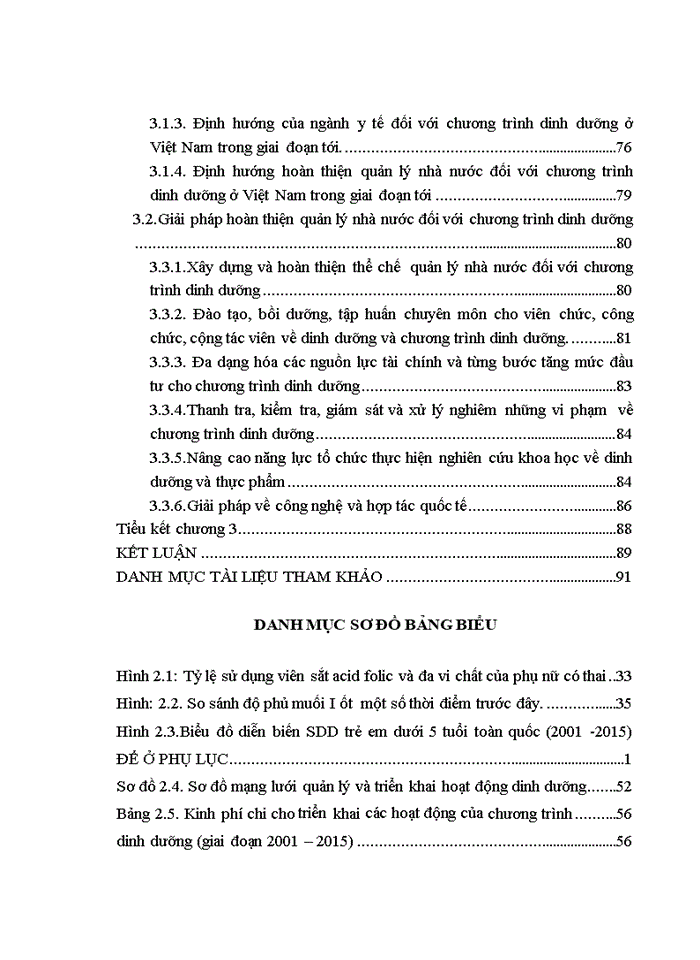 image for page Quản lý nhà nước đối với chương trình dinh dưỡng ở việt nam