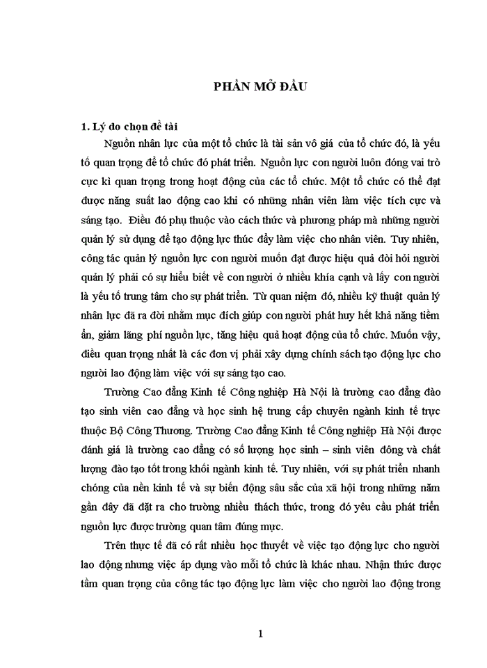 image for page Chính sách tạo động lực làm việc cho giảng viên trường cao đẳng kinh tế công nghiệp hà nội