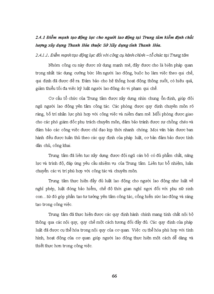image for page Tạo động lực cho người lao động tại Trung tâm kiểm định chất lượng xây dựng Thanh Hóa thuộc Sở xây dựng Tỉnh Thanh Hóa