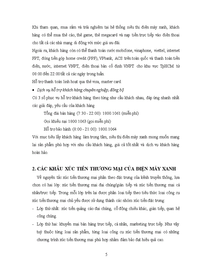 image for page Nghiên cứu khâu xúc tiến thương mại của hệ thống siêu thị điện máy xanh