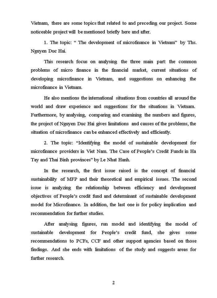 image for page Model and the research results of the relationship between financial inclusion accessibility and financial performance of the micro business in hanoi
