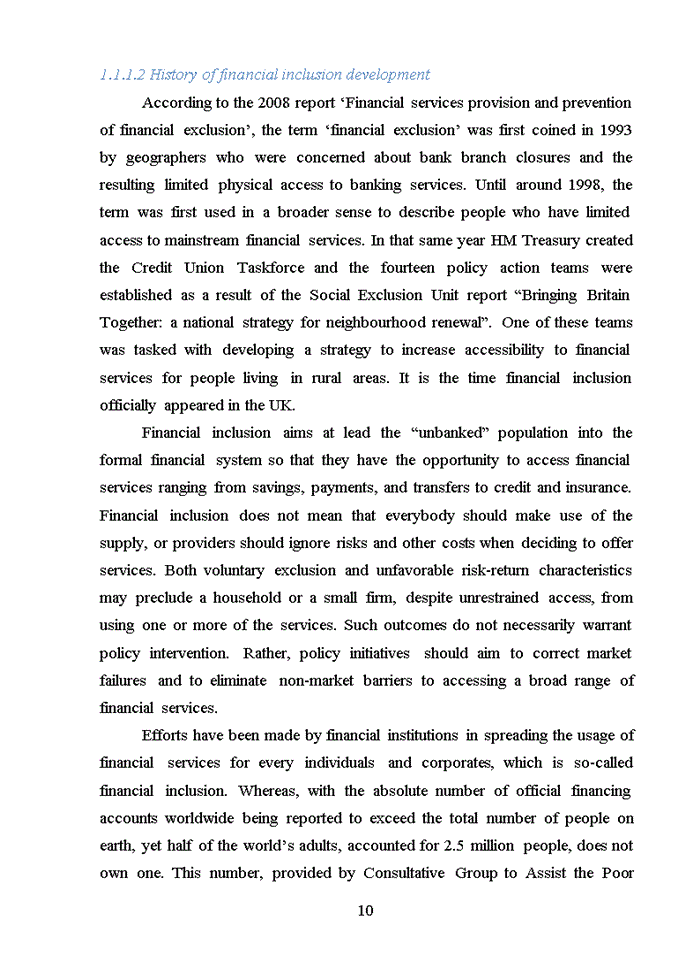 image for page Model and the research results of the relationship between financial inclusion accessibility and financial performance of the micro business in hanoi