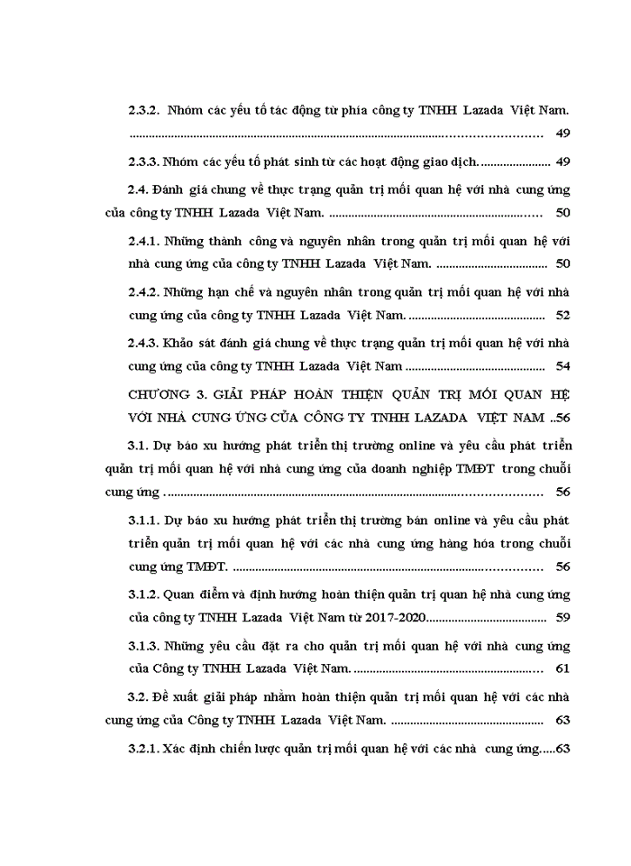 image for page Quản trị mối quan hệ với các nhà cung ứng hàng hóa của Công ty TNHH Lazada Việt Nam