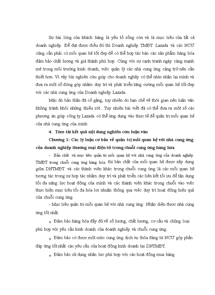 image for page Quản trị mối quan hệ với các nhà cung ứng hàng hóa của Công ty TNHH Lazada Việt Nam