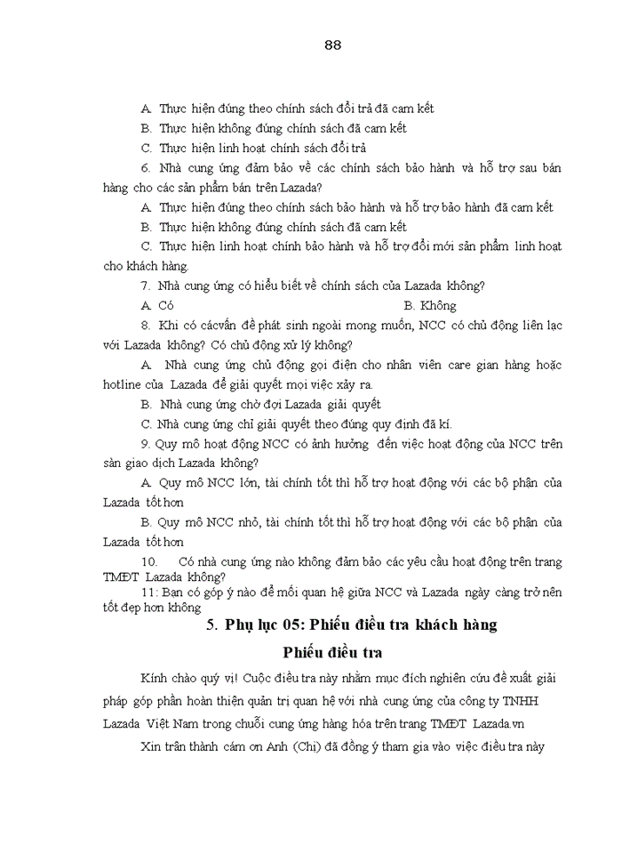 image for page Quản trị mối quan hệ với các nhà cung ứng hàng hóa của Công ty TNHH Lazada Việt Nam