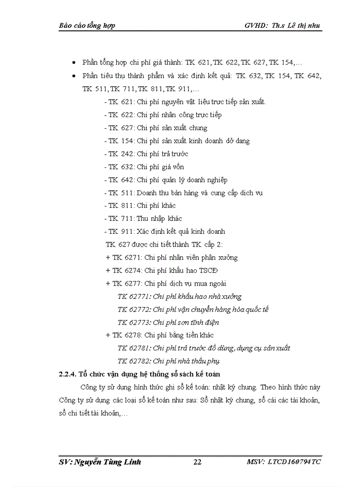 image for page Một số đánh giá về tình hình tổ chức hạch toán kế toán tại Công ty TNHH Costech Vina