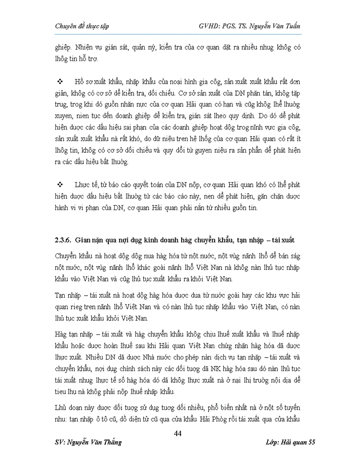 image for page Công tác chống gian lận về thuế và quản lý nợ thuế tại Cục thuế xuất nhập khẩu – Tổng cục Hải quan