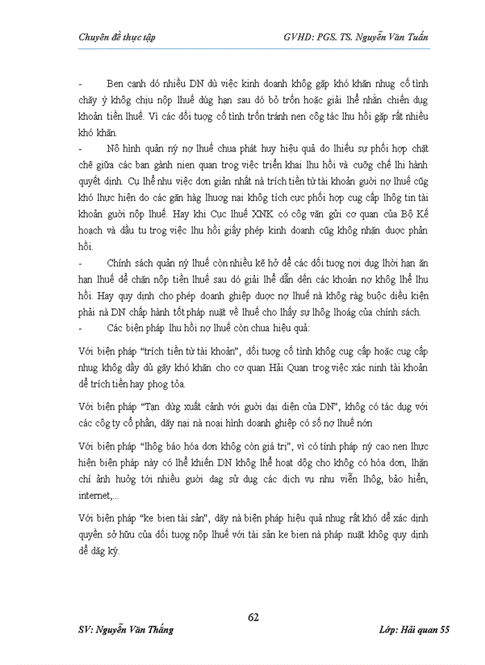 image for page Công tác chống gian lận về thuế và quản lý nợ thuế tại Cục thuế xuất nhập khẩu – Tổng cục Hải quan
