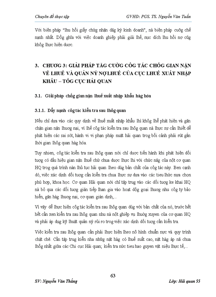 image for page Công tác chống gian lận về thuế và quản lý nợ thuế tại Cục thuế xuất nhập khẩu – Tổng cục Hải quan