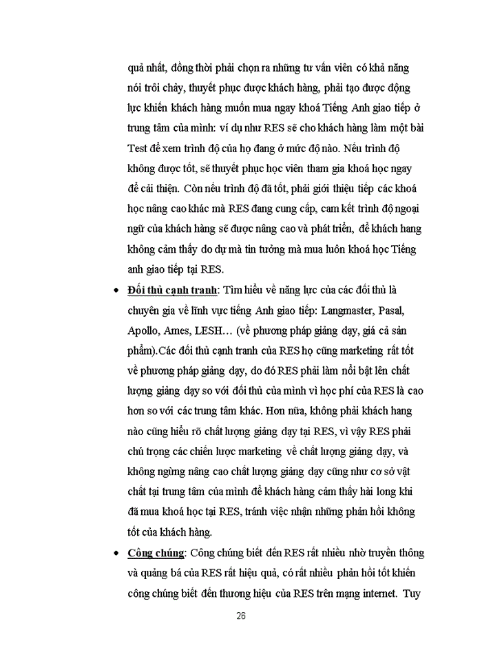 image for page Phân tích những yếu tố cản trở hành vi mua của khách hàng với sản phẩm khóa học tiếng Anh giao tiếp của Trung tâm ngoại ngữ Reliable English School.