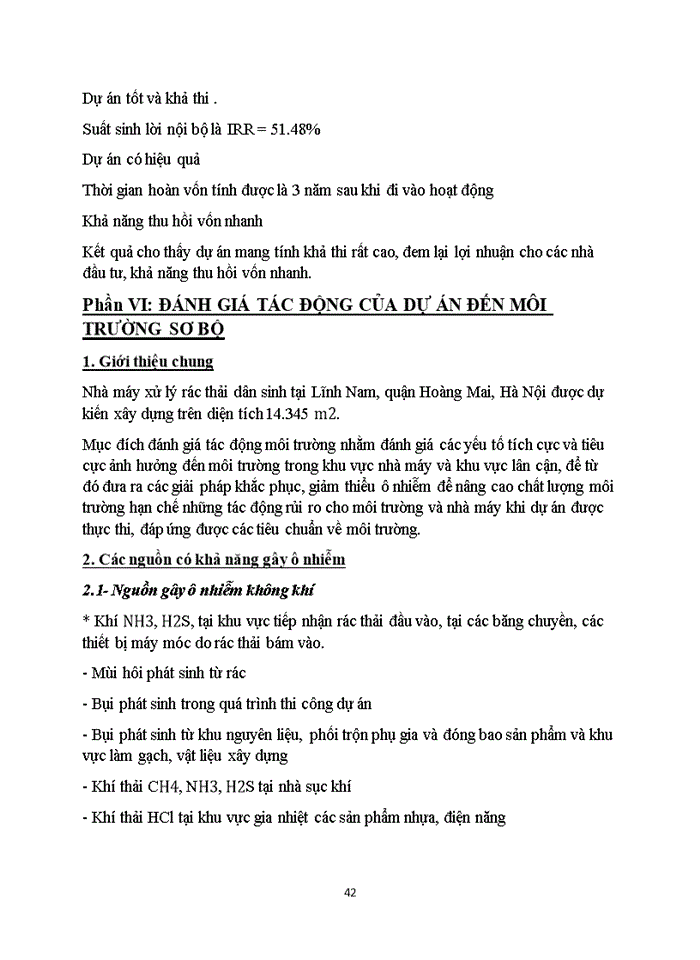 image for page Đánh giá tác động của dự án đến môi trường sơ bộ